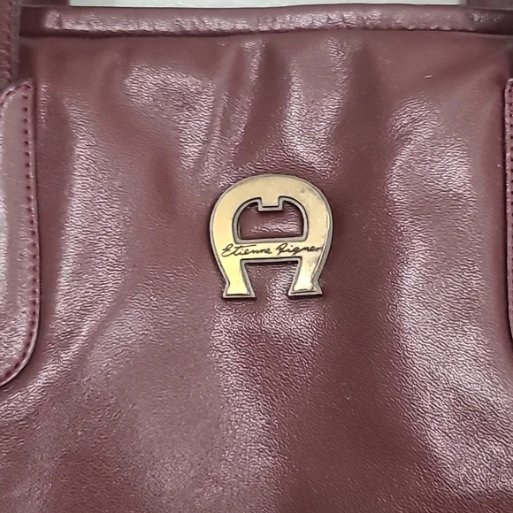 Etienne Aigner Vintage Brick Hobo Purse - Picture 2 of 10